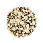 Coroa de Flores Funebre - H 140 cm