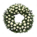 Coroa Fúnebre de Rosas 100 cm