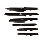 Berlinger Haus Conjunto 6x Facas de Cozinha BH/2593 Preto