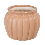 BigBuy Vaso 17,5 x 17,5 x 14,5 cm Cerâmica Salmão