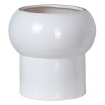 BigBuy Vaso Cerâmica 30 x 30 x 30 cm Branco