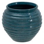BigBuy Vaso 39 x 39 x 37 cm Cerâmica Azul