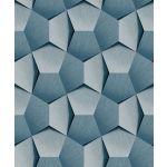 Vertical Art Papel de Parede TEMPO A54603 Azul 53x1005cm Geométricos
