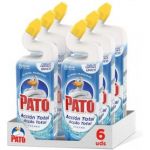 SC Johnson Pack de 6 Unidades Pato® Wc Acción Total de Sc Johnson de 750 ml., Limpiador para Inodoro Con Aroma Océano