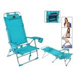 Cadeira de Praia Alumínio Azul (74 X 61 X 31 - S1124233