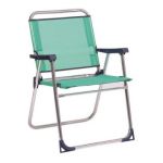 Cadeira de Praia 1-63130 Alumínio Verde Fixa 57 X 78 X 57 cm (57 X 78 X 57 - S2415382