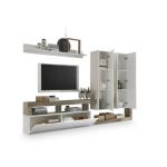 Dkd Home Decor Móvel de Tv 277 X 75 X 173 cm Metal Alumínio Branco Madeira - S3044396