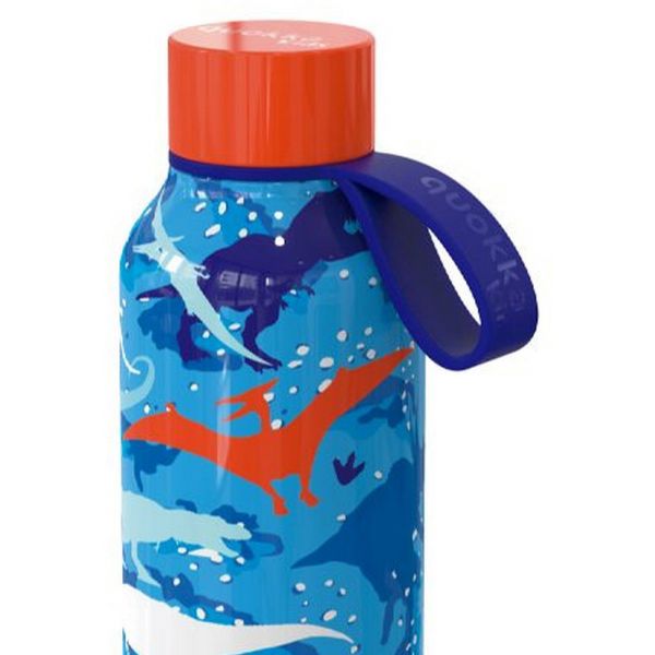 Garrafa Térmica Infantil Aço Inox 330ml Dinossauro Azul - Comprar