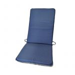 Naterial Almofada para Cadeira 50x120 cm Azul - 83719489