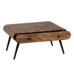 Mesa de Centro Livu 86 X 61 X 43 cm Madeira - S8803134