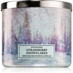 Bath & Body Works Strawberry Snowflakes Vela Perfumada 411g