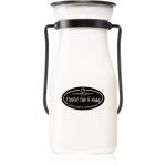 Milkhouse Candle Co. Creamery Frosted Oak & Amber Vela Perfumada i. Milkbottle 227g