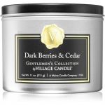 Village Candle Gentlemen's Collection Dark Berries & Cedar Vela Perfumada 311 G