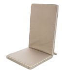 BigBuy Almofada para cadeiras 123 x 48 x 4 cm Taupe