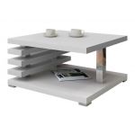 Moveis.pt Mesa para Revistas Goodyear 122, Aglomerado Laminado Branco Matte - 75089
