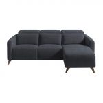 Sofá com Chaise-Longue Direita e 1 Assento Relax Elétrico Oporto 266 cm