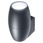 Ledvance Candeeiro de Parede Exterior LED Cannon Gu10 Ip44 12 cm 1 Luz Cinza - 87056593