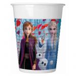 Decorata Party Copos de plástico para Festa Frozen (8 unidades - 200mL)