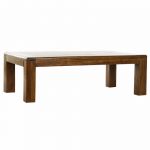 DKD Home Decor Mesa de apoio 110 x 60 x 36 cm Madeira Castanho Plástico Acácia 35977