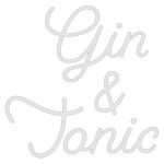 Candy Shock Led Sign 80 Gin & Tonic Cold White