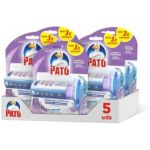 Pato Wc Discos Activos Aroma Lavanda, Aplicador e Recarga 6 Discos. Pack 5 Unidades LoteSGS760