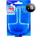 Pato Pack de 5 Unidades. Bloc Wc Aroma Agua Azul Limpieza para El Inodoro LoteSGSai4880
