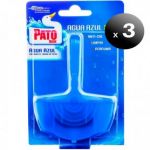 Pato Pack de 3 Unidades. Bloc Wc Aroma Agua Azul Limpieza para El Inodoro LoteSGSai4879