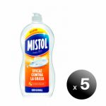 Mistol Pack de 5 Unidades.mistol Original Lava-louças manual 900 ml. LoteSGS296