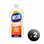Mistol Pack de 2 Unidades.mistol Original Lava-louças manual 900 ml. LoteSGSa34