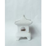 Luso Bonsai Lanterna Cerâmica Mini White 16x11x11cm - 02368