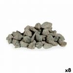 Ibergarden Pedras Decorativas 1,5 Kg Cinzento Escuro (8 Unidades) - S3625182