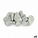 Ibergarden Pedras Decorativas 2 Kg Cinzento Claro (6 Unidades) - S3625214