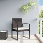 Cadeiras de Jantar para Jardim 2 Pcs Vime Pp Castanho - 360204
