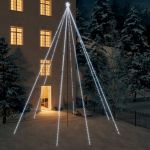 Iluminação P/ Árvore de Natal Int/ext 1300 Leds 8 M Branco Frio - 328761