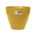 Elho Vaso Plástico 20 cm Amarelo Mel Vibia - 84341214