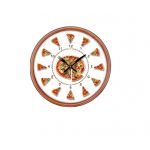 Timemark Relógio Parede Cozinha Redondo- Pizza - CL66