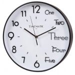 Timemark Relógio de Parede CL123N Preto - CL123N