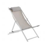 Naterial Cadeira de Relax Cruz Aluminio 113,5X58CM Branco