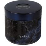 Quokka Recipiente Térmico para Comida 604 ml Aço Inoxidável (mármore Preto) - 40111