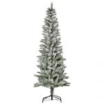 HomCom Árvore de Natal Neve Artificial com 180cm - 830-361