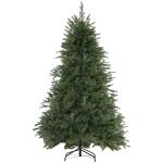 HomCom Árvore de Natal ?115x180cm Artificial Árvores Decoração de Natal com 1492 Ramos de Apoio em Metal