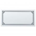 Beliani Espelho de Parede led 120 X 60 cm Retangular Moderno Contemporâneo Casa de Banho Quarto de Banho 4x120x60 - 4251682293778