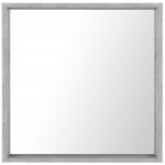 Beliani Espelho de Parede Cinzento com Moldura em Material Sintético Quadrado de 50 X 50 cm Estilo Minimalista 4x50x50 - 4251682223478