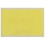 Tapete Beliani Tapete de Exterior Amarelo de Polipropileno 120 X 180 cm Ideal para Interior e Exterior Estilo Moderno Minimalista 180x120x0.5 - 4251682233293