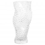 Beliani Vaso de Vidro Transparente para Flores 23 cm Decoração de Mesa Casa Decoração Moderna Design 10x10x23 - 4251682294713
