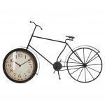 Beliani Relógio Mesa em Metal Preto 37 cm Moderno Forma de Bicicleta Escritório Entrada 4x59x37 - 4251682283724
