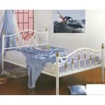 Cama Ferro Pintada Julia Branca 133x183