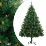 vidaXL Árvore de Natal Artificial Articulada com Suporte 120 cm - 356750