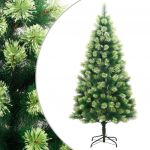 vidaXL Árvore de Natal Artificial Articulada com Suporte 180 cm - 356738