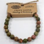 AW Artisan Pulseira Energia Jaspe Verde 6mm